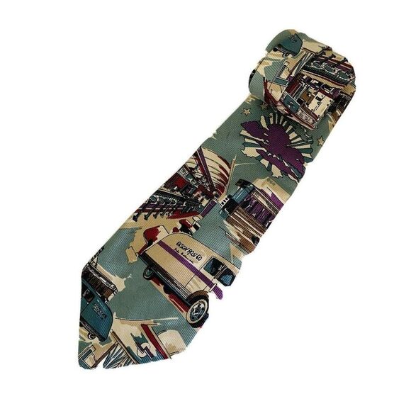 VINTAGE POLO BY RALPH LAUREN SILK TIE CLASSIC Limited edition silk‎